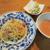 トマトの豆乳スープとカルボナーラ…そして、昆虫学者