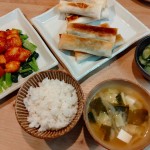 春巻とエビチリ
