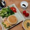 イングリッシュマフィンの玉子サンド