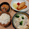 鶏肉団子のクリームスープ