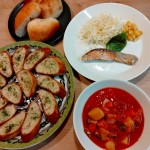 ミネストローネと美味しいパン