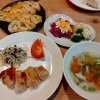 美味しいパンと鶏の塩こうじ焼き