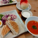 マフィンのホットサンド