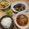 茄子とひき肉の炒め物