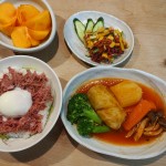 腰塚コンビーフでコンビーフ丼