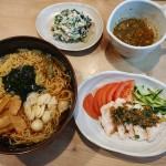 醬油ラーメンとゆで鶏