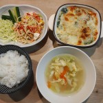 牡蛎とほうれん草のグラタン