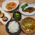 赤魚の煮つけ＆うどのきんぴら