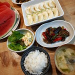 茄子とピーマンのひき肉炒め