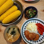 とうもろこし🌽とヒレ肉ステーキ