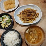 ジャガイモひき肉炒め