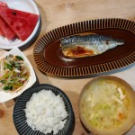 サバの塩焼き