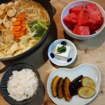 鶏団子の味噌鍋
