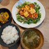 玉子入りエビチリ