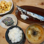 秋刀魚の塩焼き